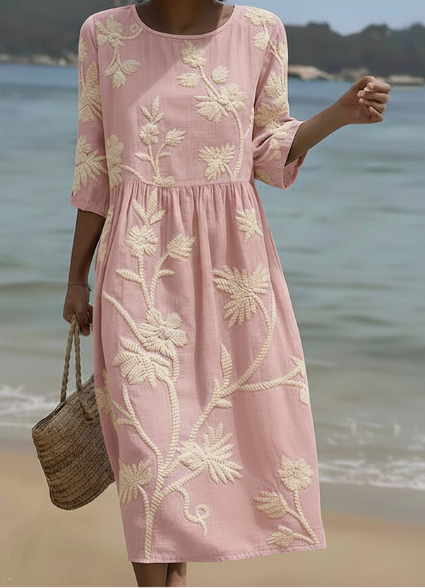 Brianna - Vestido Elegante de Flores