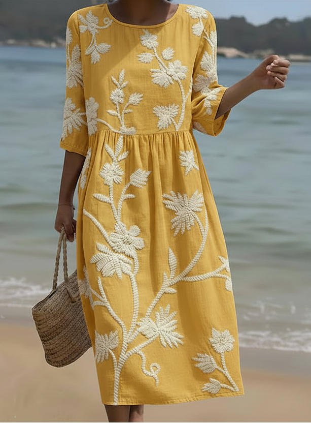 Lauren - Elegante vestido de flores