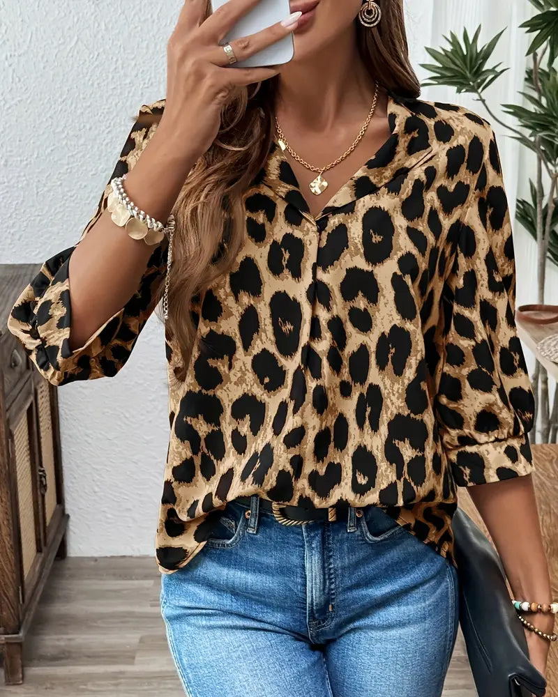 LA ROSALYN - BLUSA DE MANGA 3/4