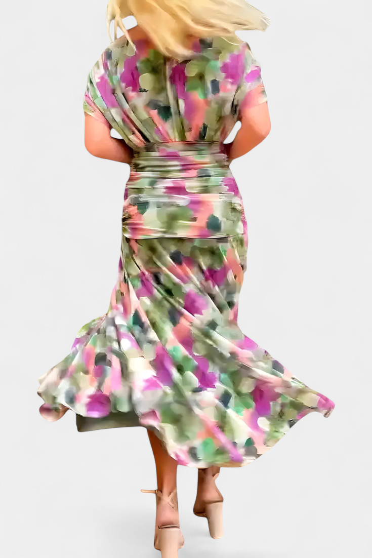 VESTIDO ENVOLVENTE ESTILO CRUZADO