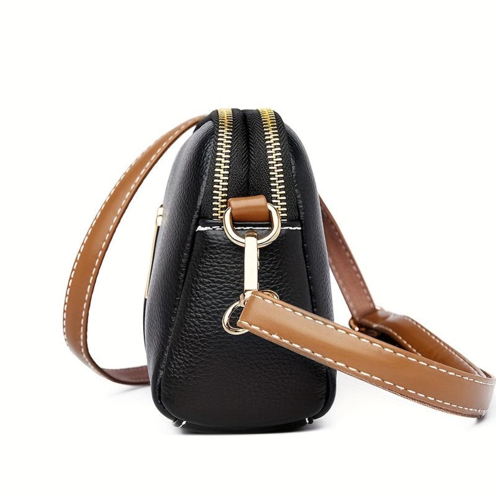 Bolso de hombro con textura "lichi" colorido Míla