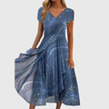 AUBRIELLE™ | Vestido Midi Flotante