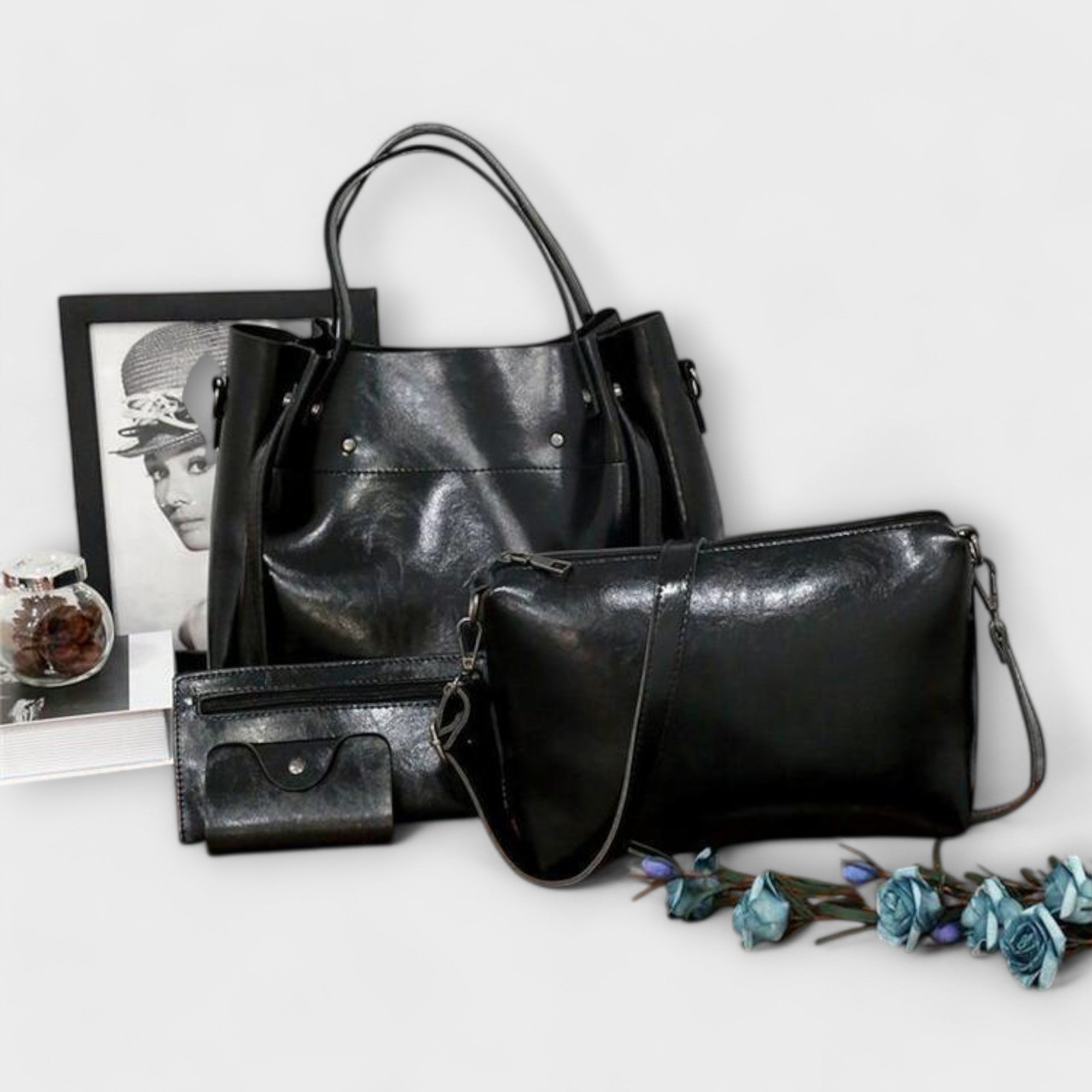 Azura - Conjunto de 4 bolsas vintage