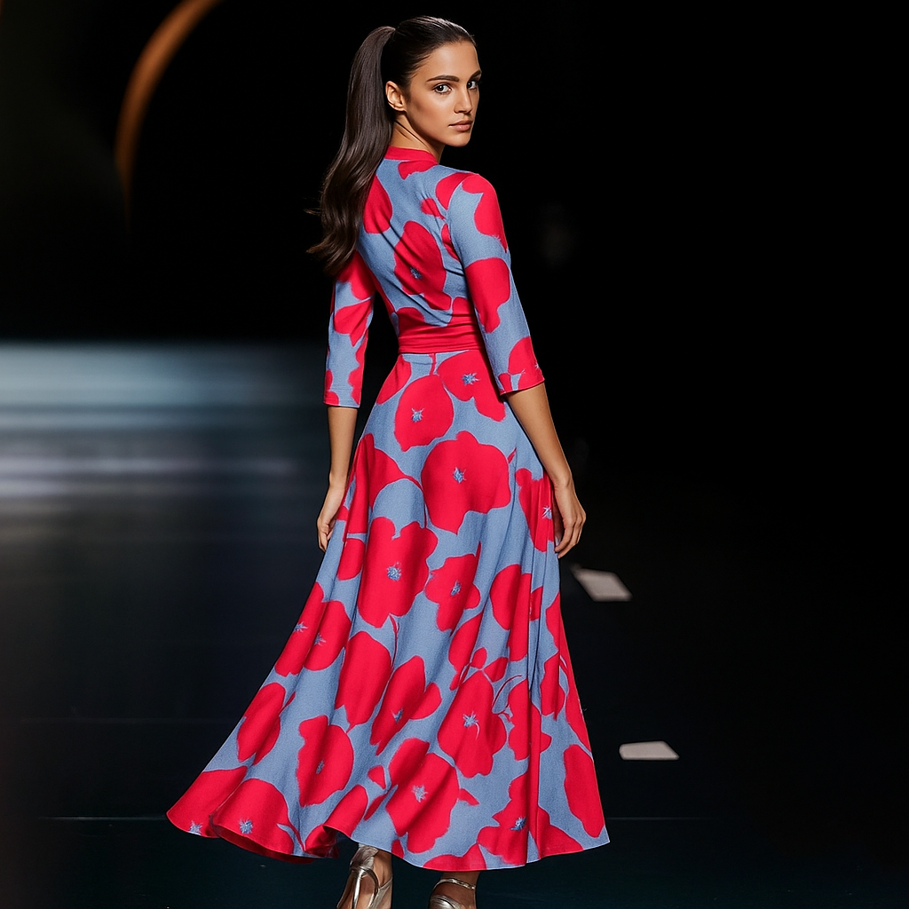 Aurora™ | Vestido V-Cuello Cómodo para el Día a Día