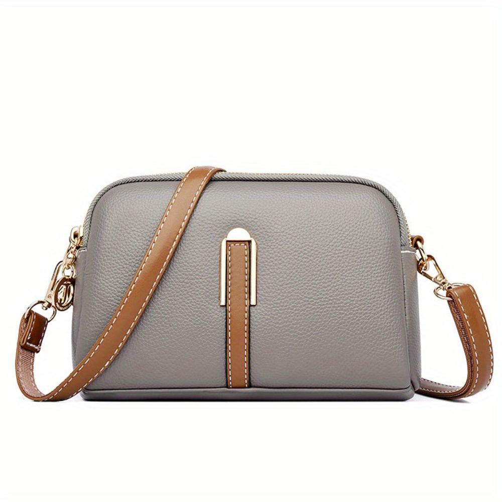 Bolso de hombro con textura "lichi" colorido Míla