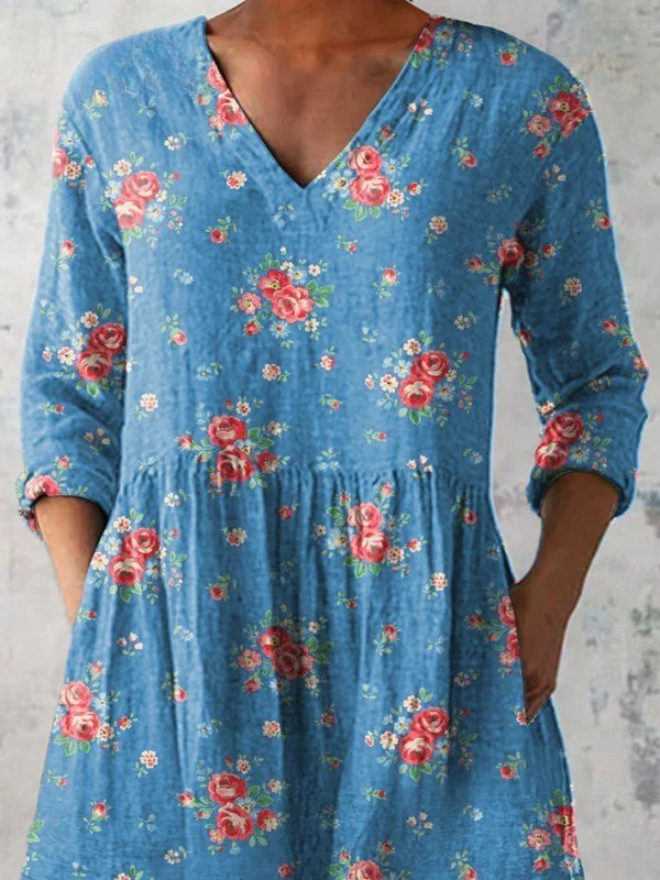 Mabel | Blusa larga de cuello en V