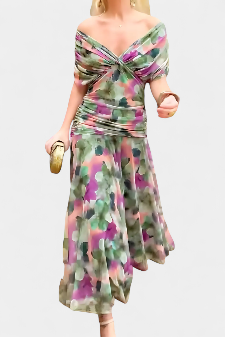 VESTIDO ENVOLVENTE ESTILO CRUZADO