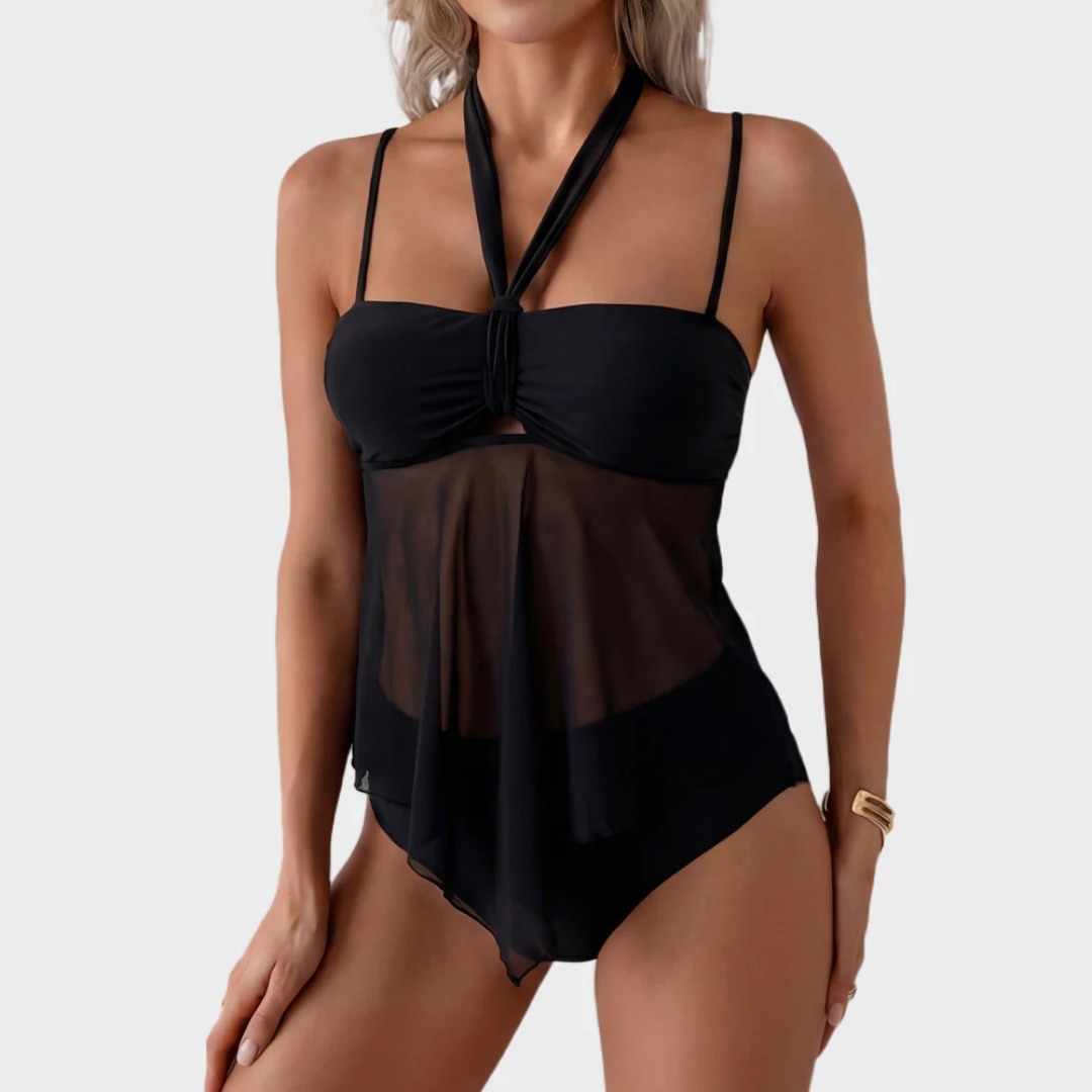 Roos | Tankini de malla fluida