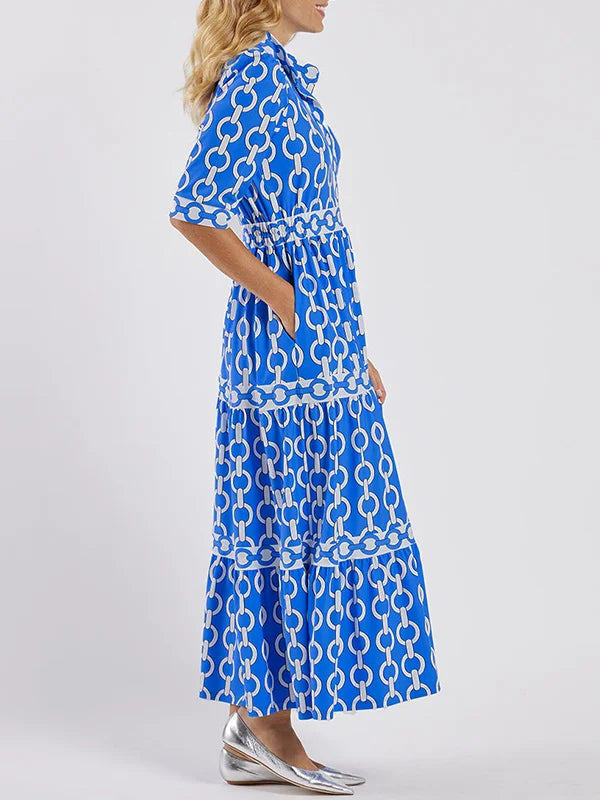 Juliette | Vestido Midi con Detalle de Cadena