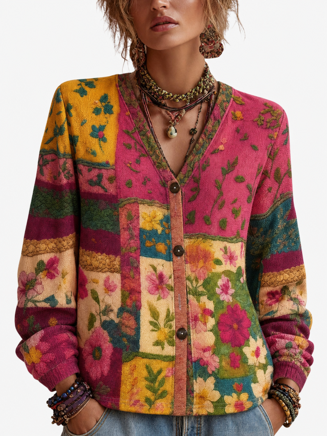 Chaleco Floral Lira