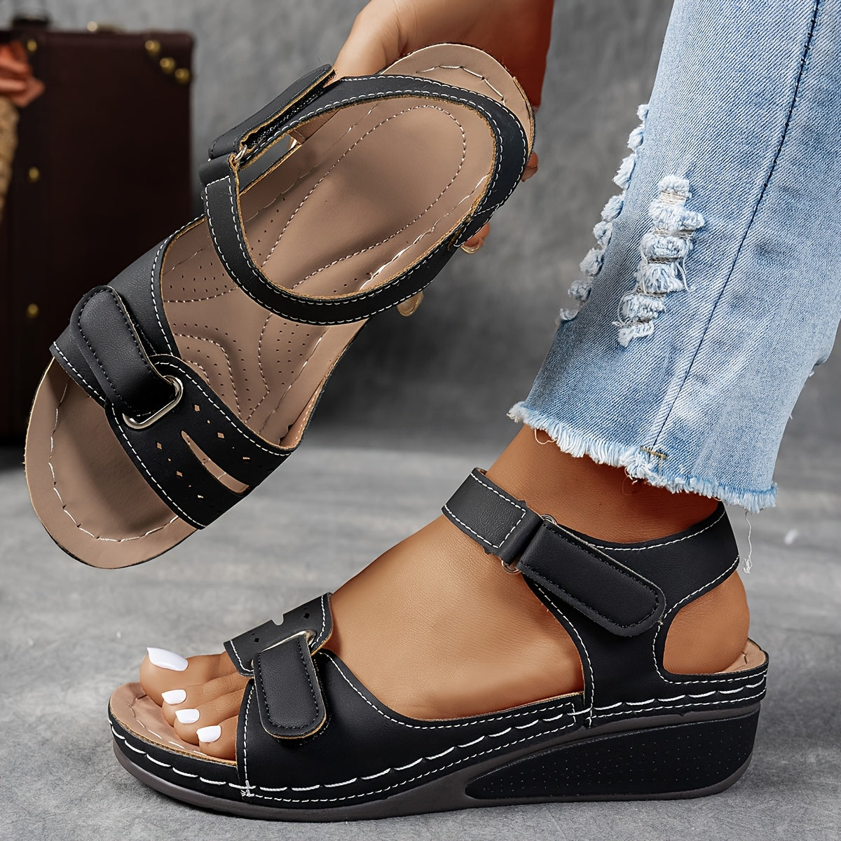 ELIANA ORTHOSTYLE | Sandalias de Verano Ortopédicas con Confort Total y Elegancia Diaria