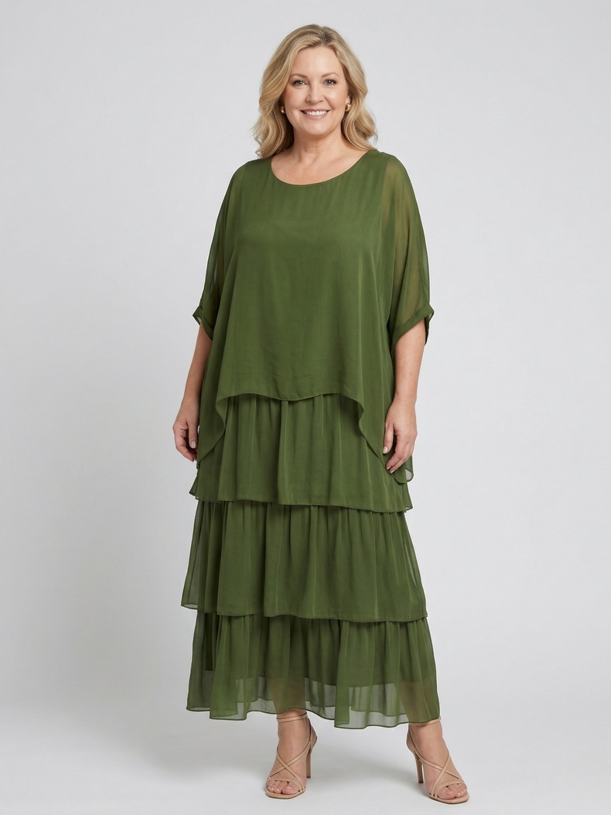 Vestido Maxi Fluido Elegante Luna