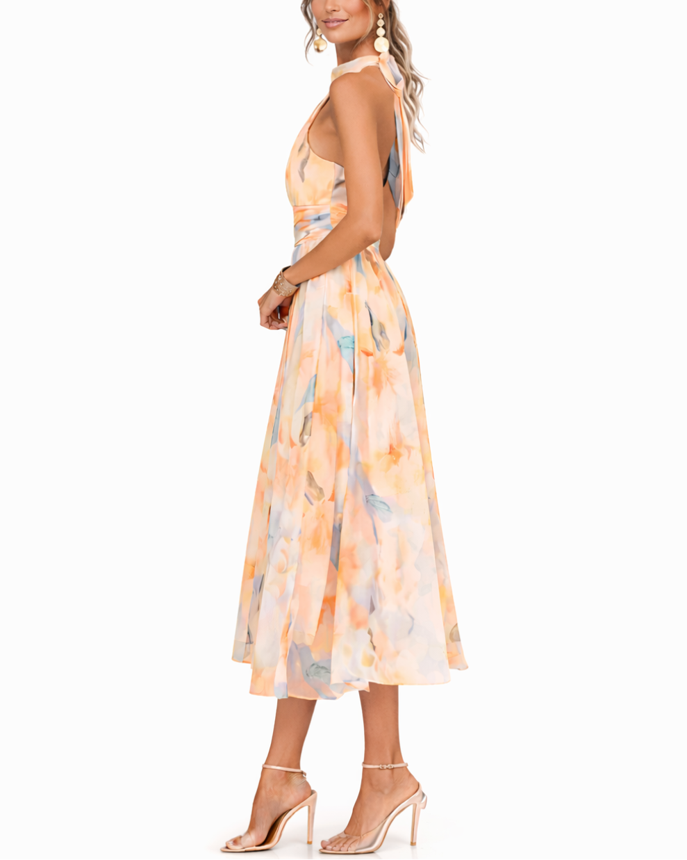 Aurora | Vestido con Cuello Halter