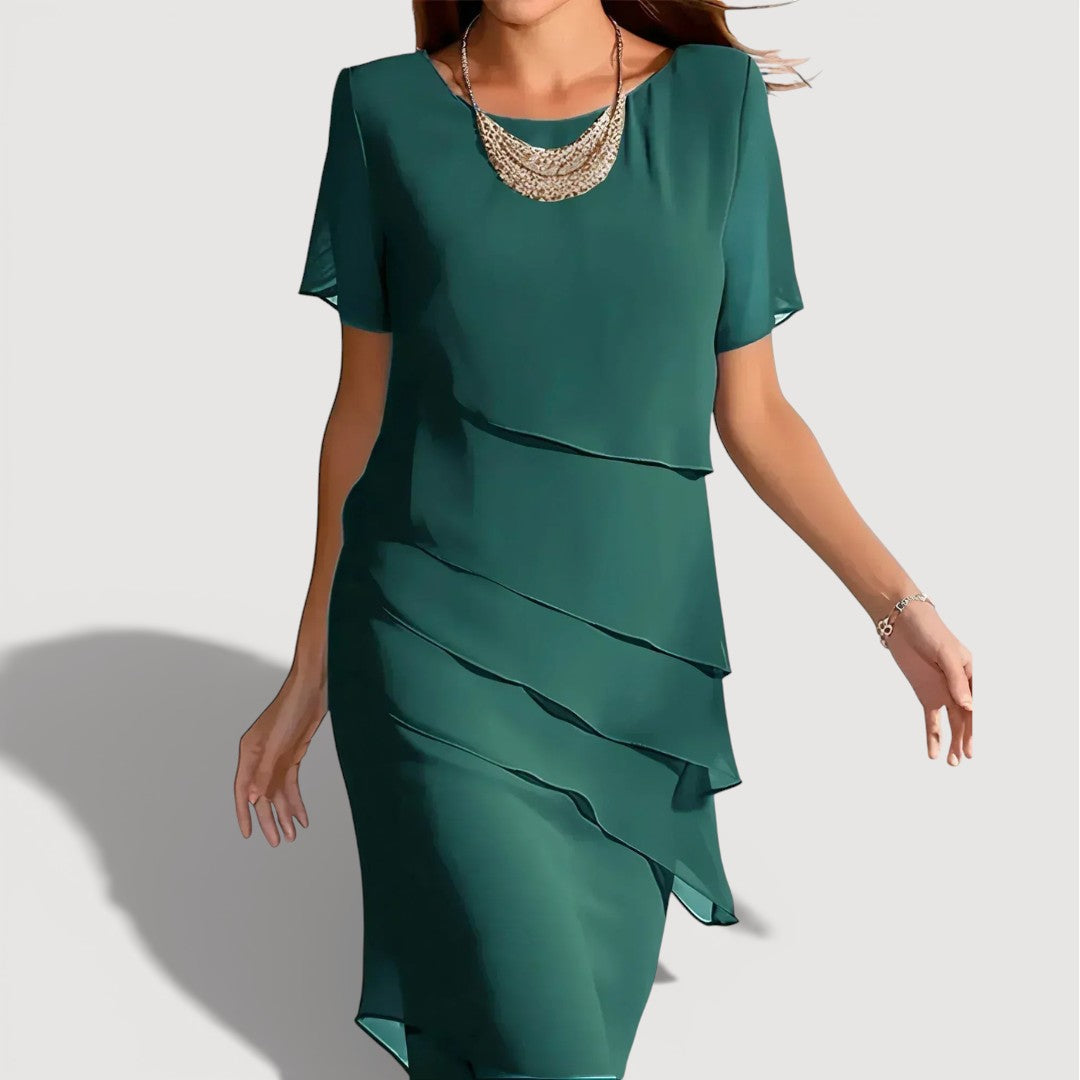 Patricia | Vestido Midi Estratificado