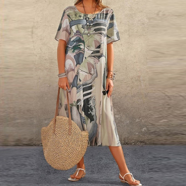 Phoebe - Vestido Floral Acogedor