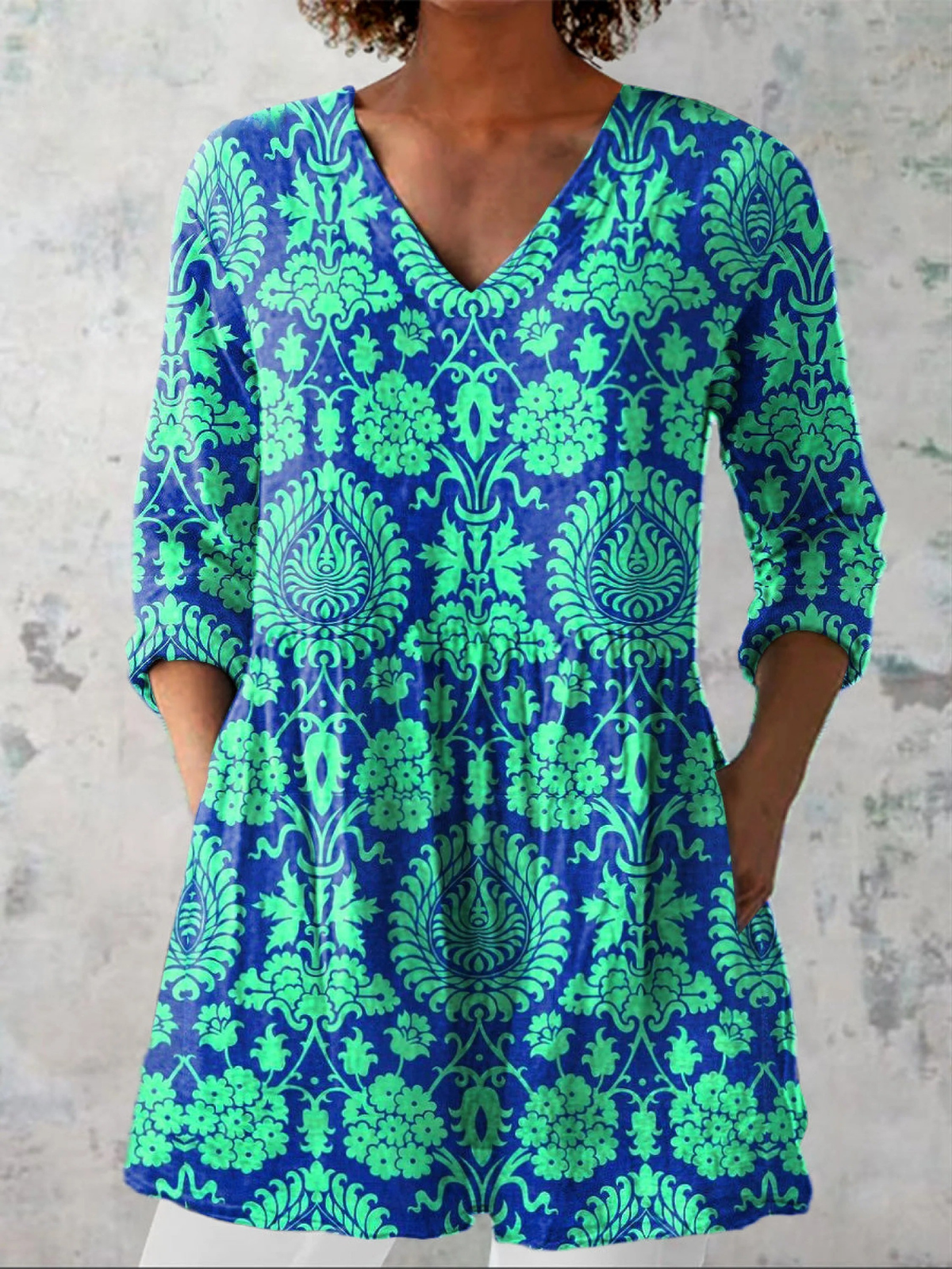 Beatrix | Blusa larga de cuello en V