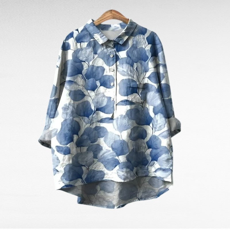 Camille | Blusa Elegante de Verano en Lino