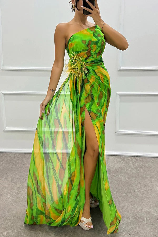 Mia™ | Vestido Draped Vibrante