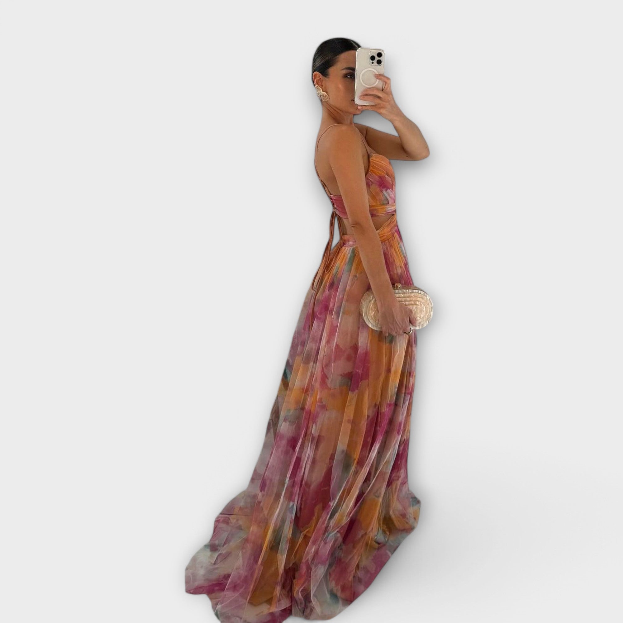 Vestido Maxi Annai en Tejido - Elegante y Modelador