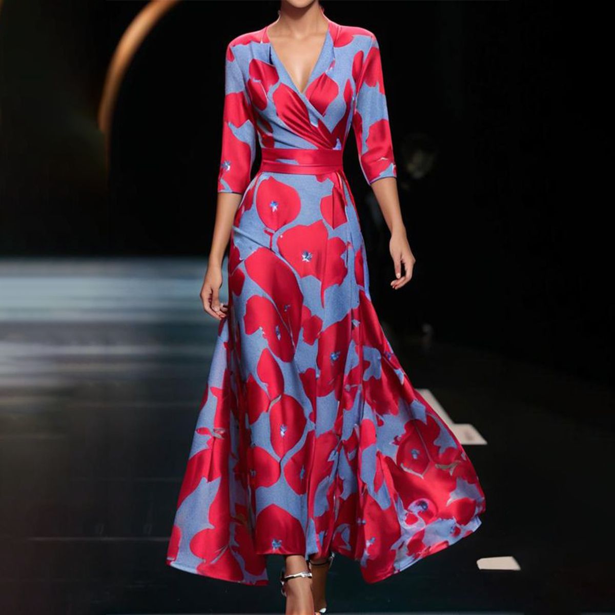 Aurora™ | Vestido V-Cuello Cómodo para el Día a Día