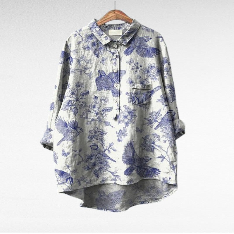 Claire | Blusa de Verano Elegante de Lino