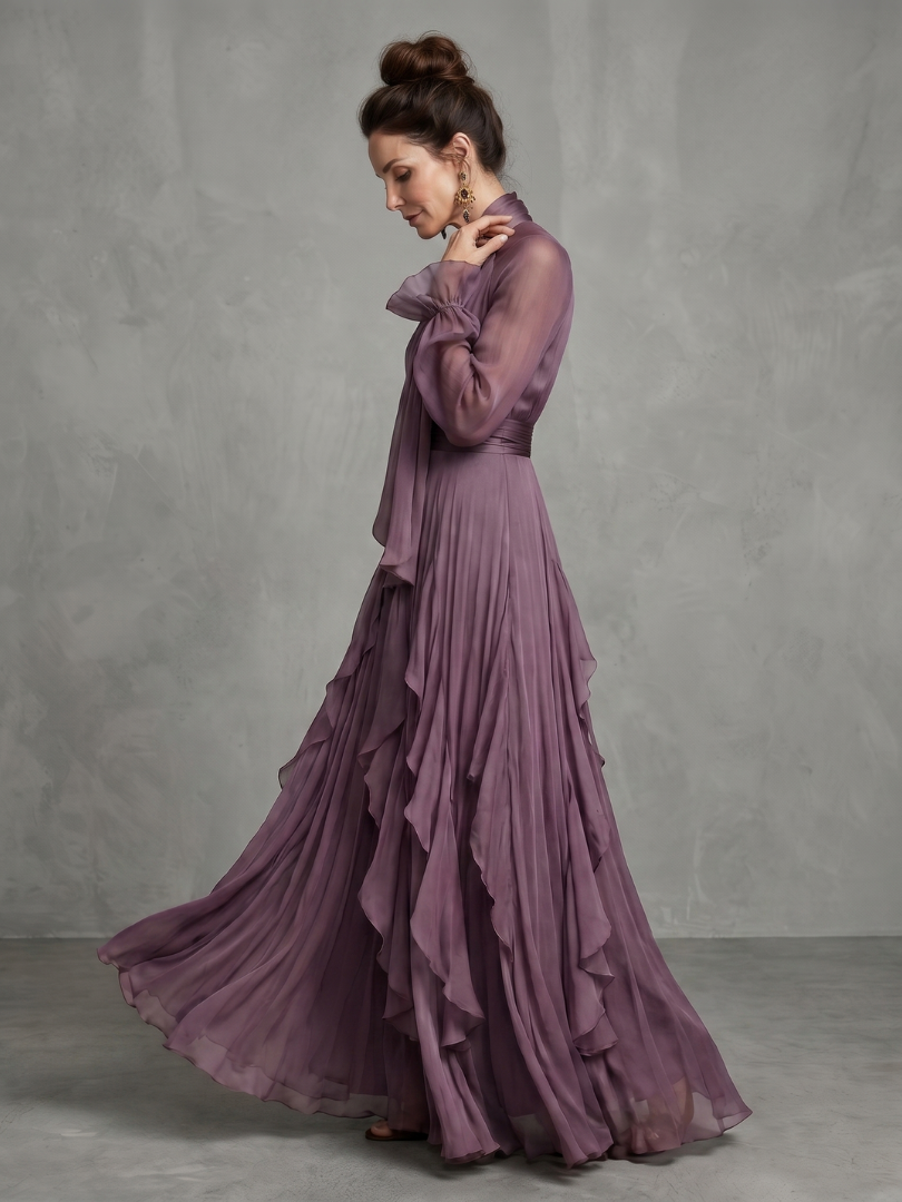 Demetria | Jurka Maxi con Volantes Tiedek