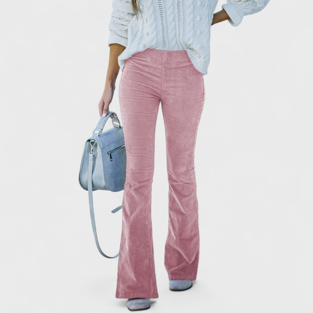 Chalvessa | Pantalones Elegantes Acampanados