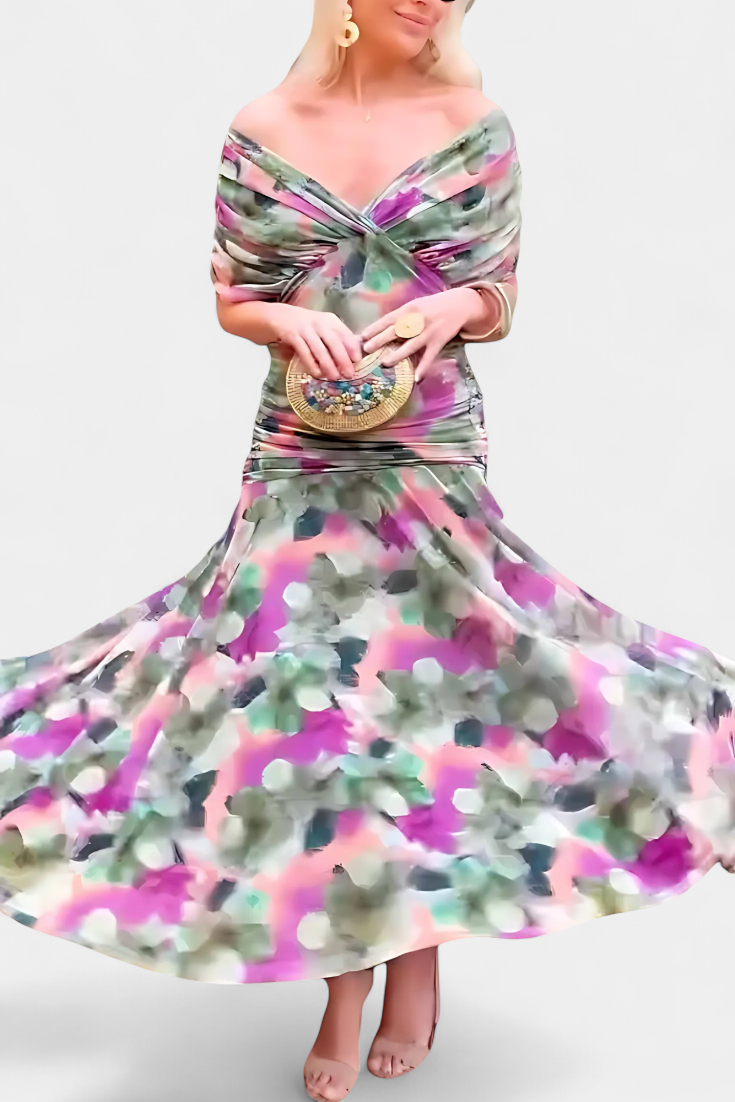 VESTIDO ENVOLVENTE ESTILO CRUZADO