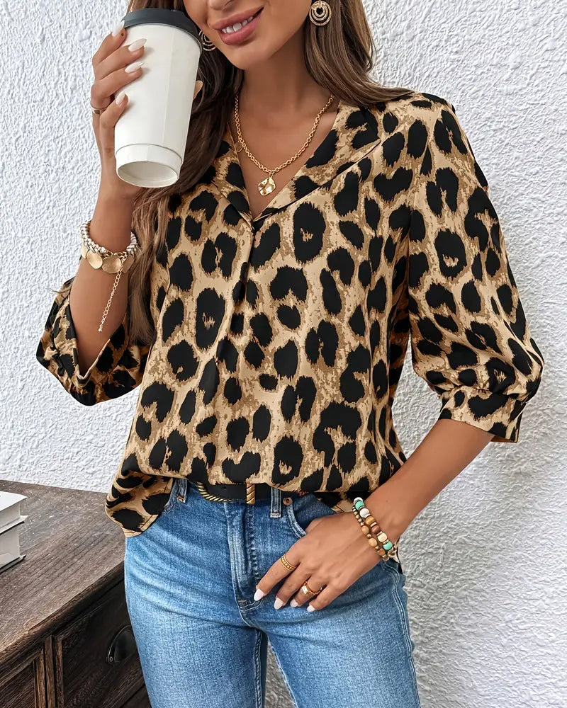 LA ROSALYN - BLUSA DE MANGA 3/4