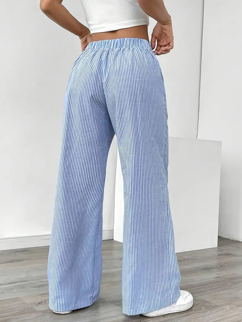 Pantalones Casual Rayados Elise™