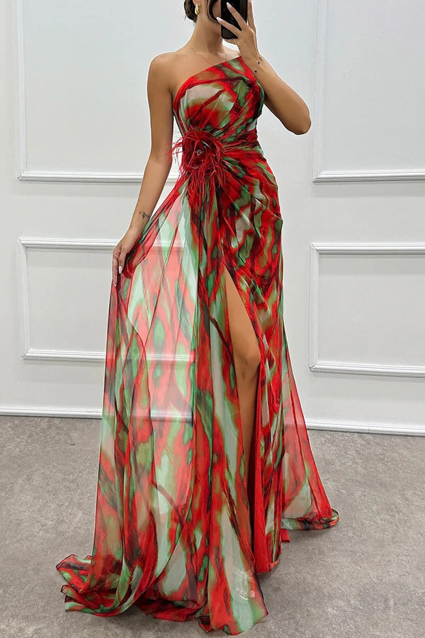 Mia™ | Vestido Draped Vibrante