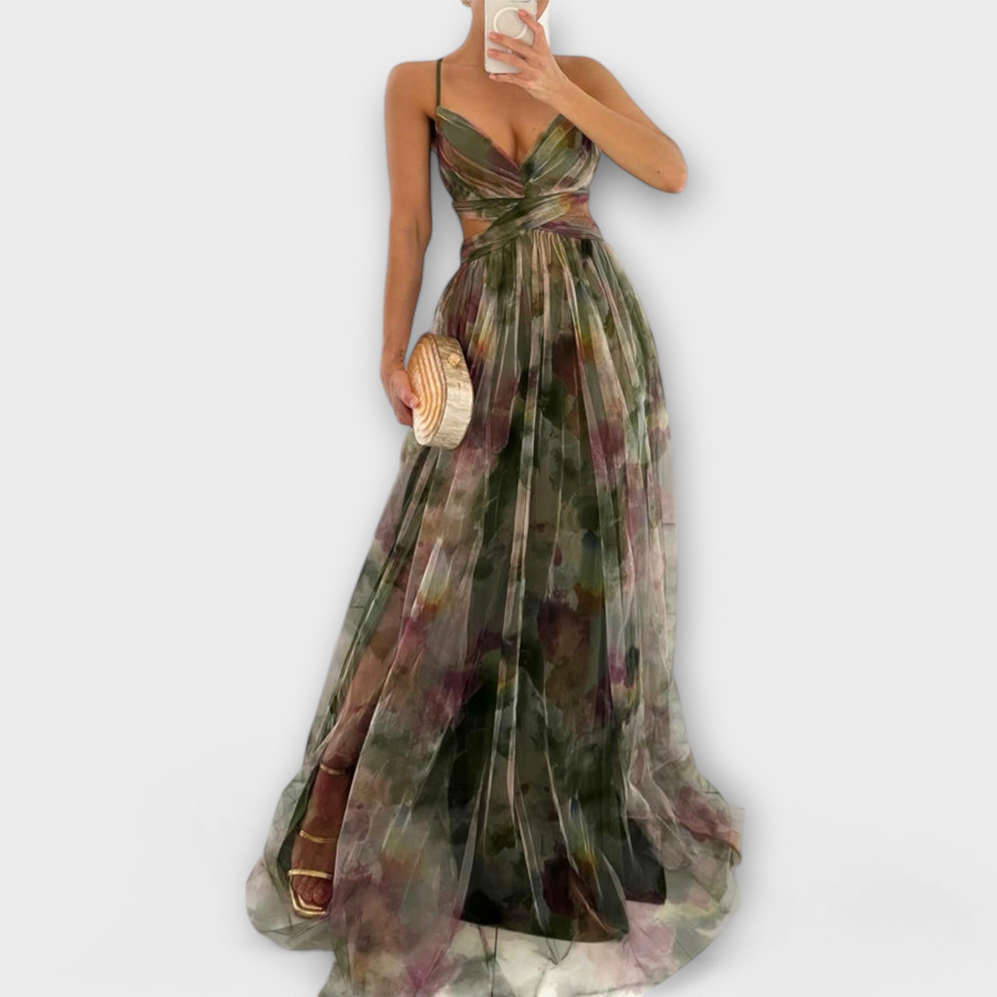 Vestido Maxi Annai en Tejido - Elegante y Modelador