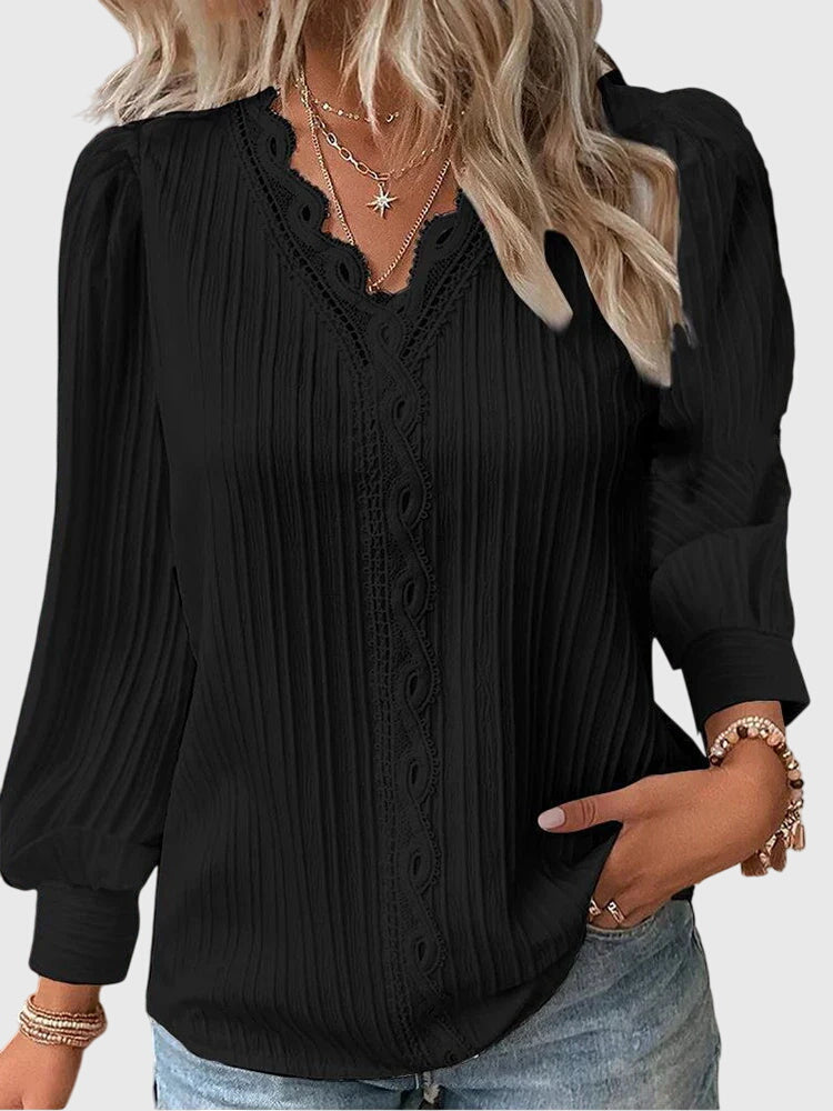 Andrea™ | Blusa de Pullover Elegante