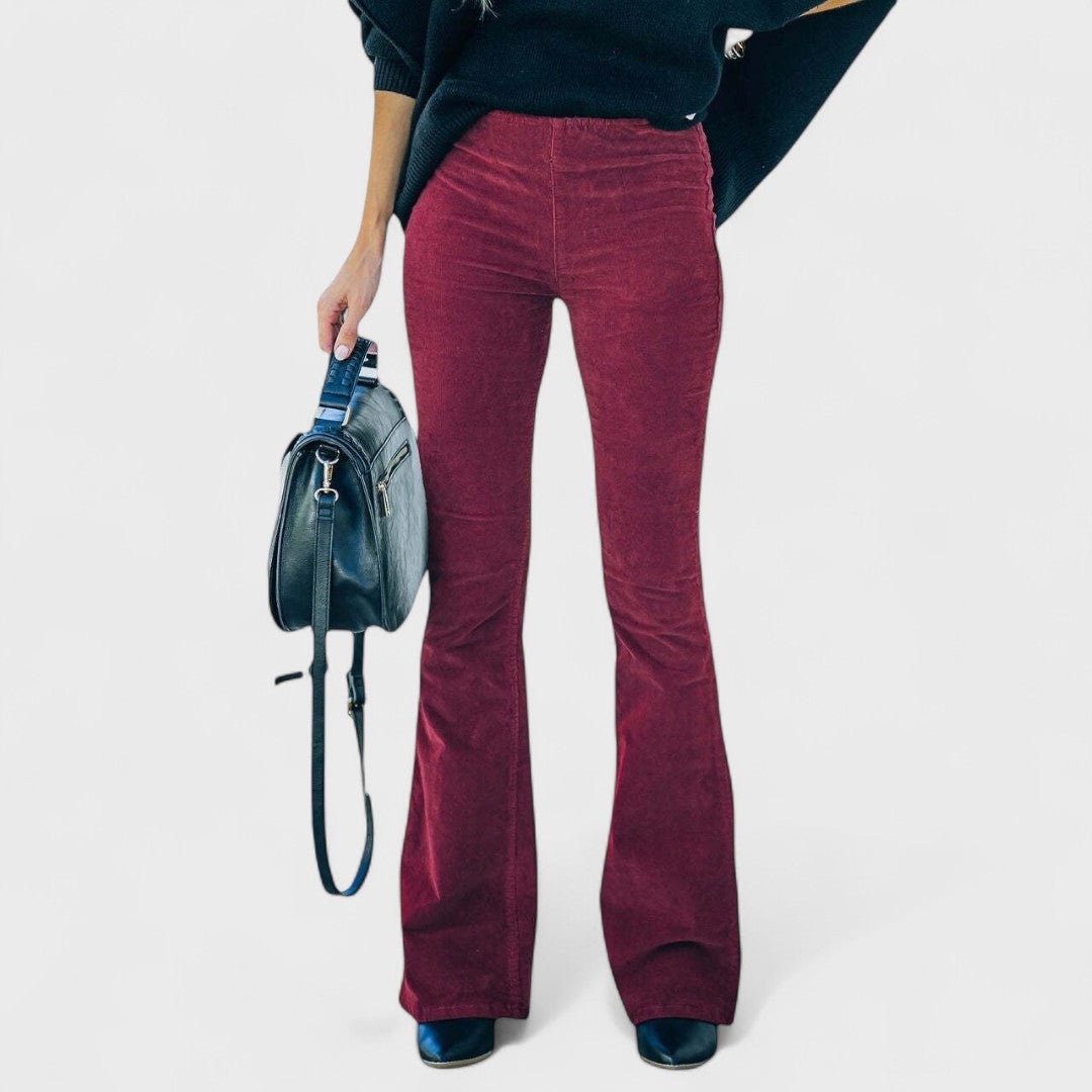 Chalvessa | Pantalones Elegantes Acampanados