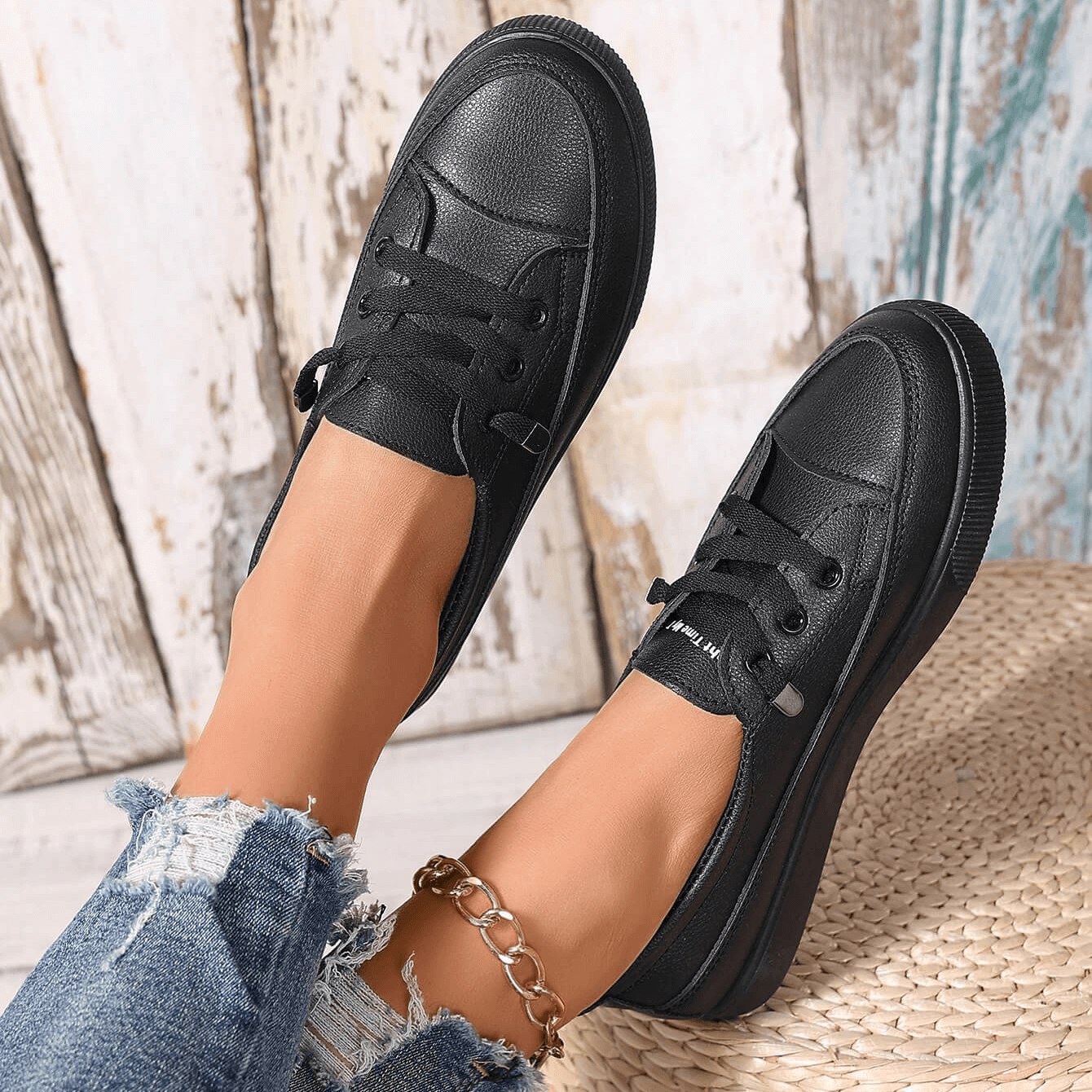 Nora - Zapatos ortopédicos con cordones
