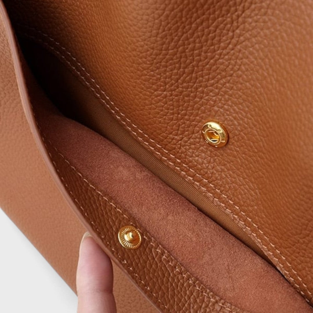 Elena™ | Elegante bolso de hombro de cuero