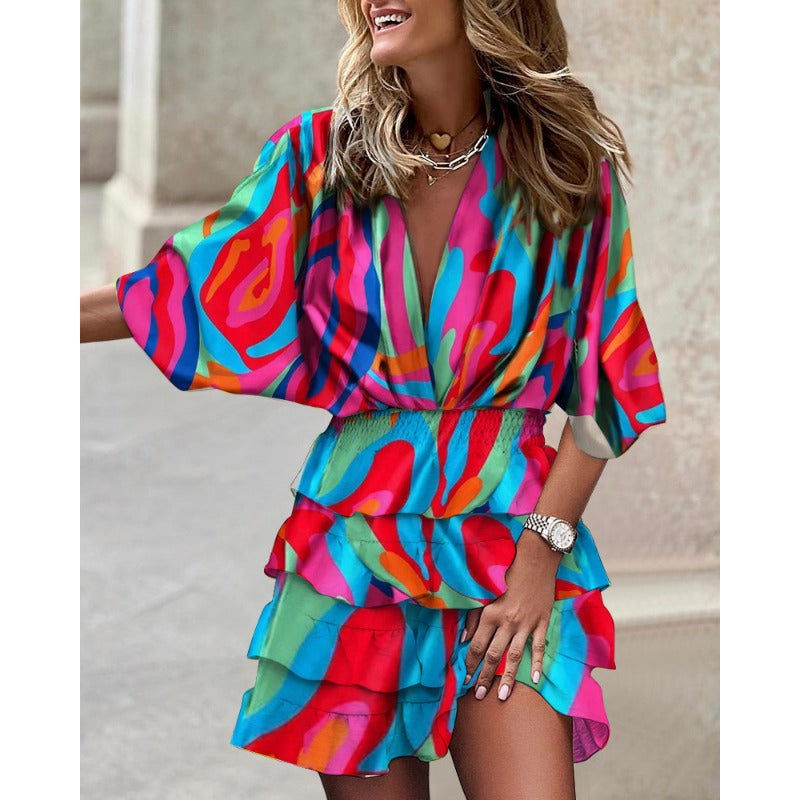 Francesca™ - Vestido Estampado Elegante