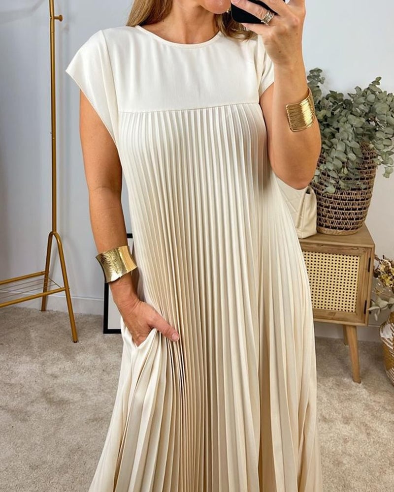 Sophia - Elegante Vestido Maxi Plisado