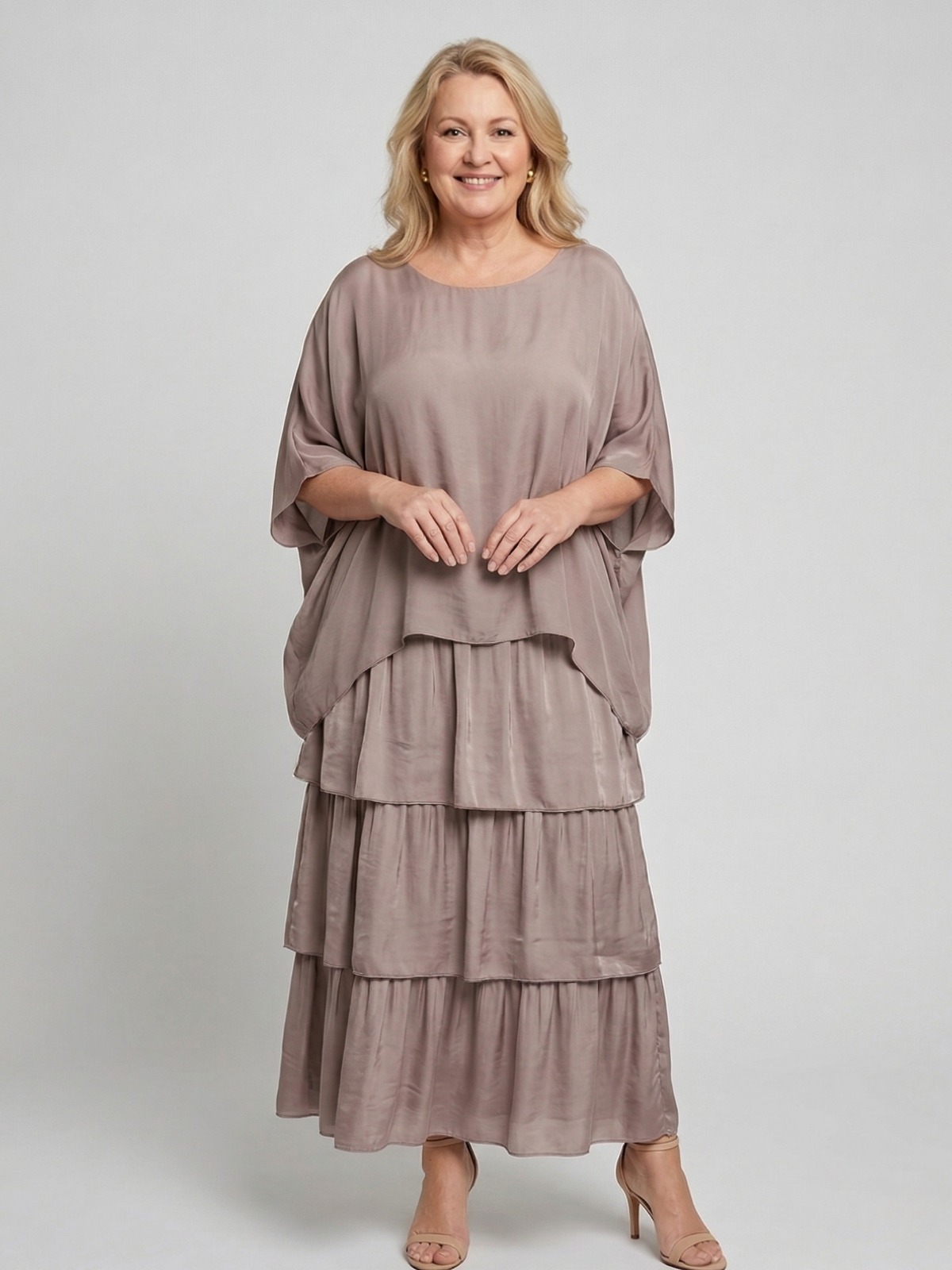 Vestido Maxi Fluido Elegante Luna
