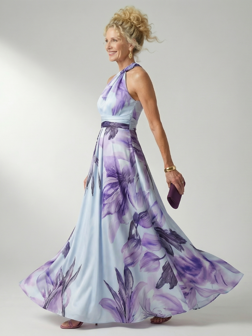 Amiel | Maxi vestido ligero con flores