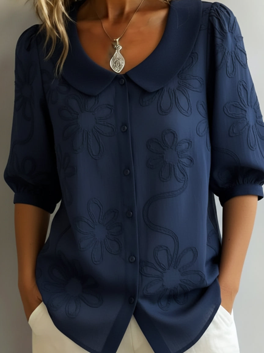 Aurélie™ — Blusa ligera floral elegancia natural