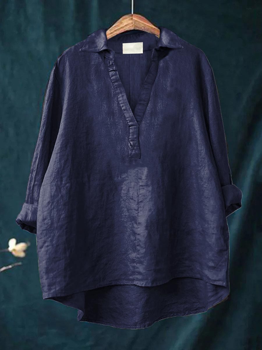 Andrea | Blusa de Verano Elegante de Lino