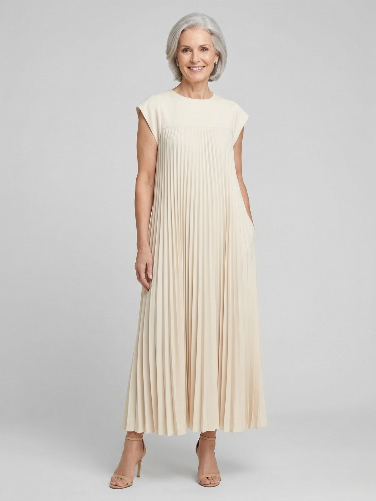 Vestido de Comodidad Atemporal Leah