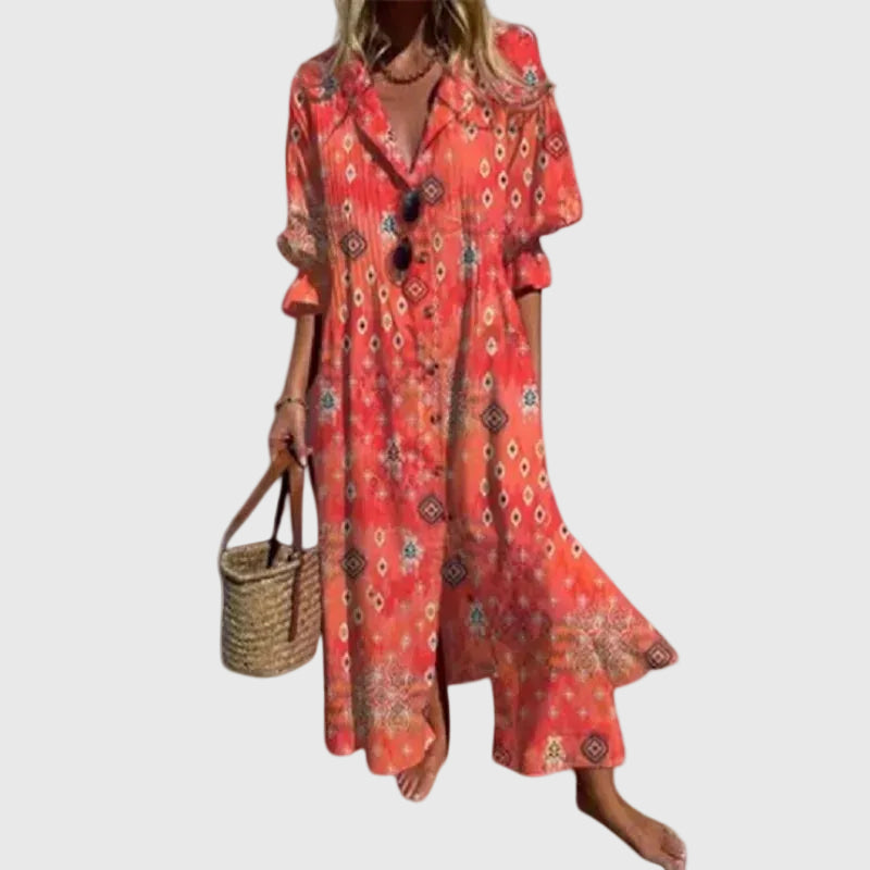 Zariah | Vestido Maxi Bohemio Elegante