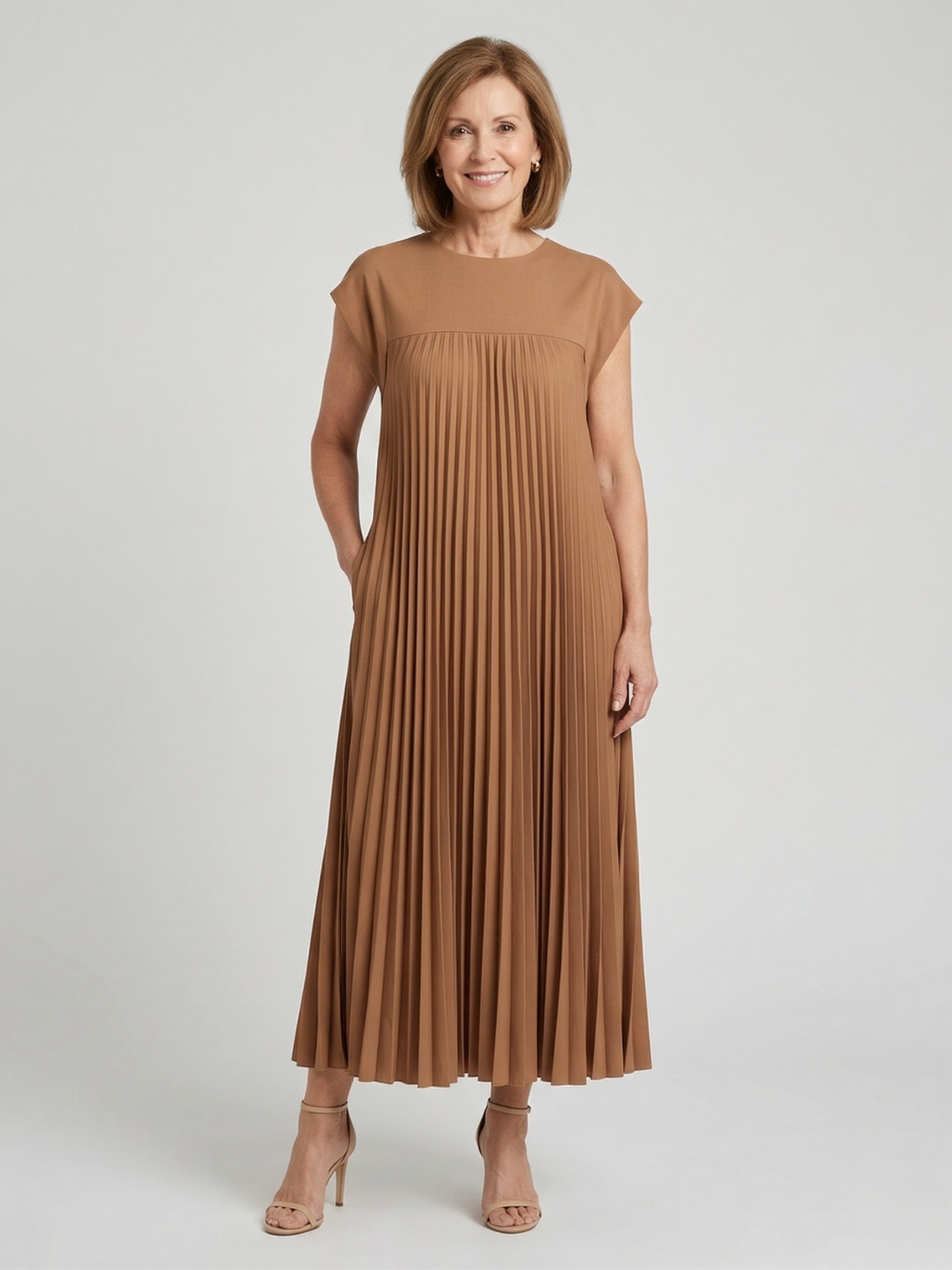 Vestido de Comodidad Atemporal Leah