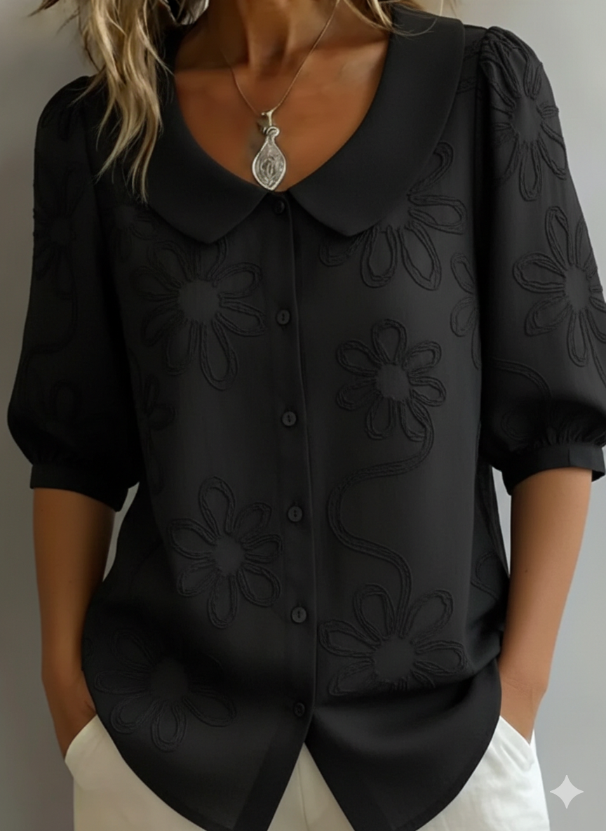 Aurélie™ — Blusa ligera floral elegancia natural