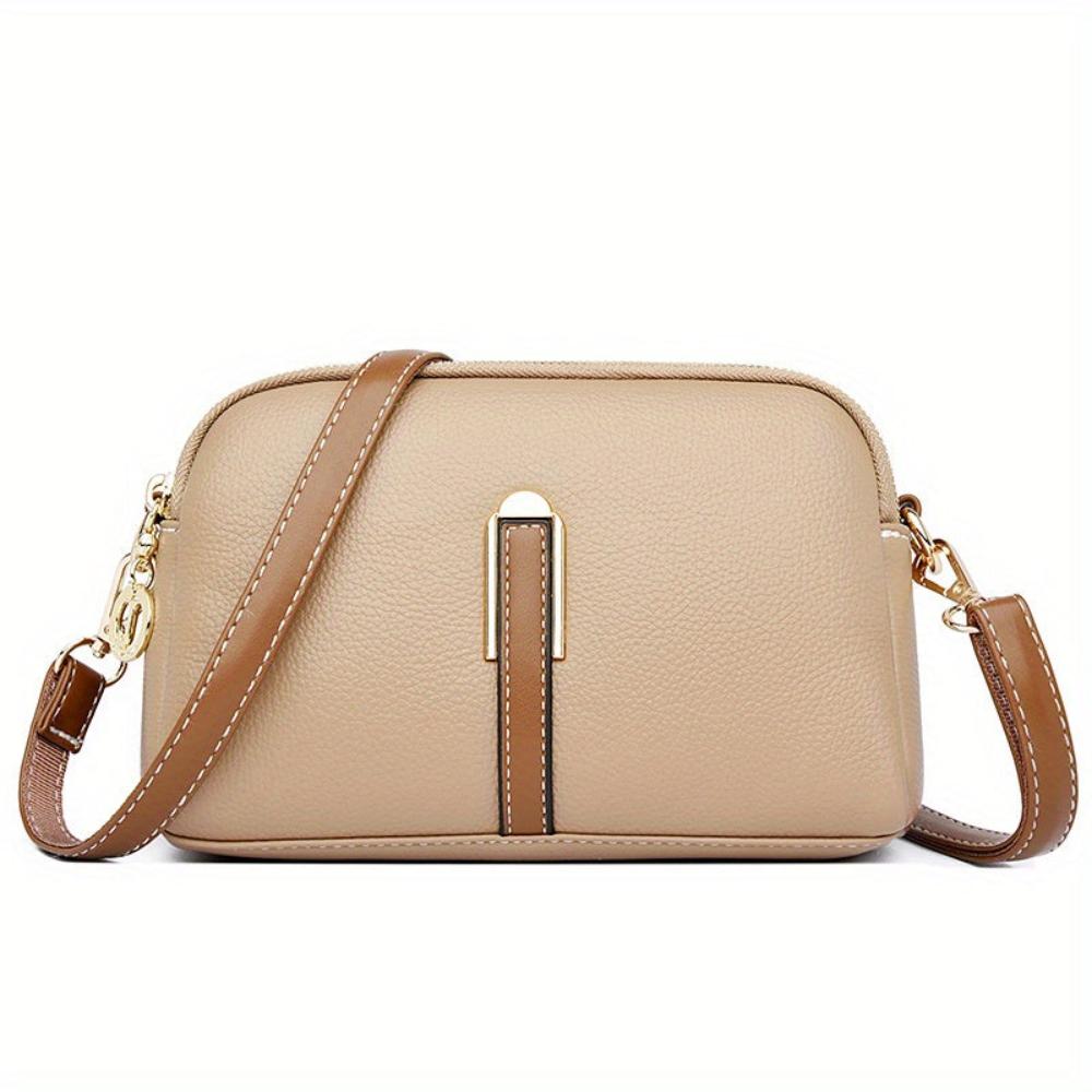Bolso de hombro con textura "lichi" colorido Míla