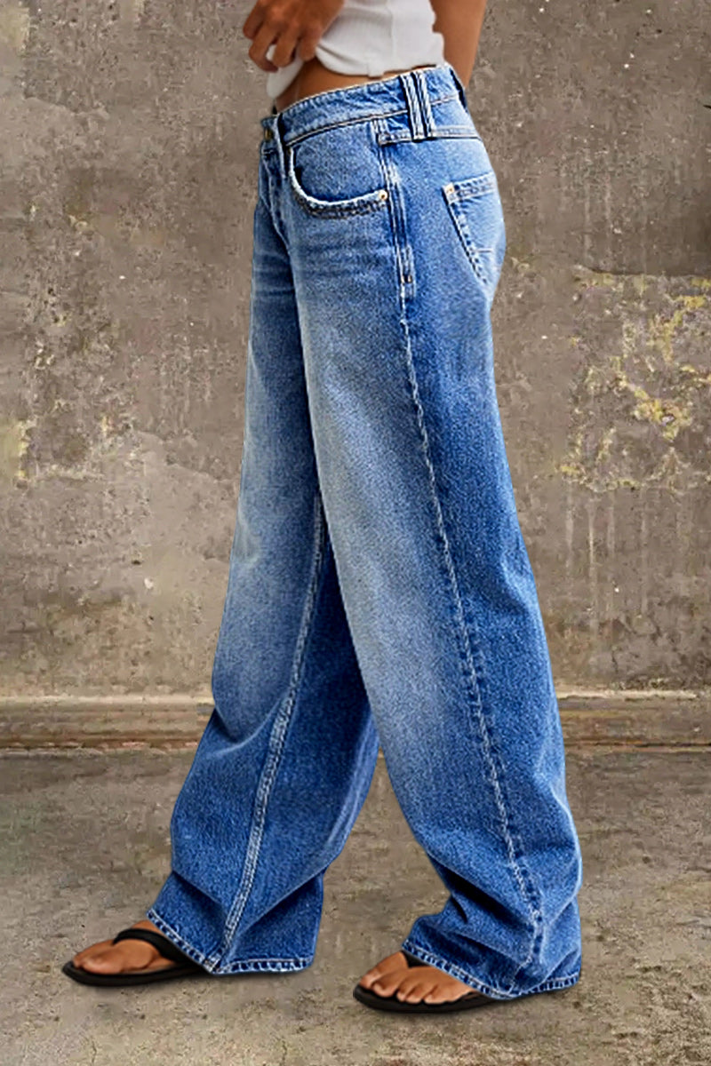 Denvara | Jeans de pierna recta de talle medio