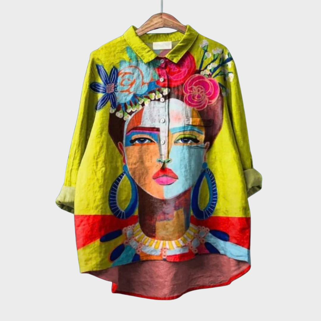 Amelia | Blusa Elegante de Verano en Lino
