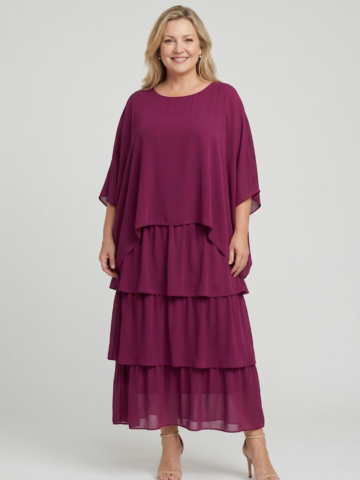 Vestido Maxi Fluido Elegante Luna